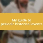 My guide to periodic historical events